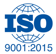 ISO 9001:2015 accreditation logo